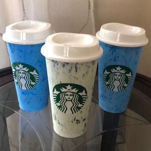 Starbucks reuseable Hot Cups colored summer 2019